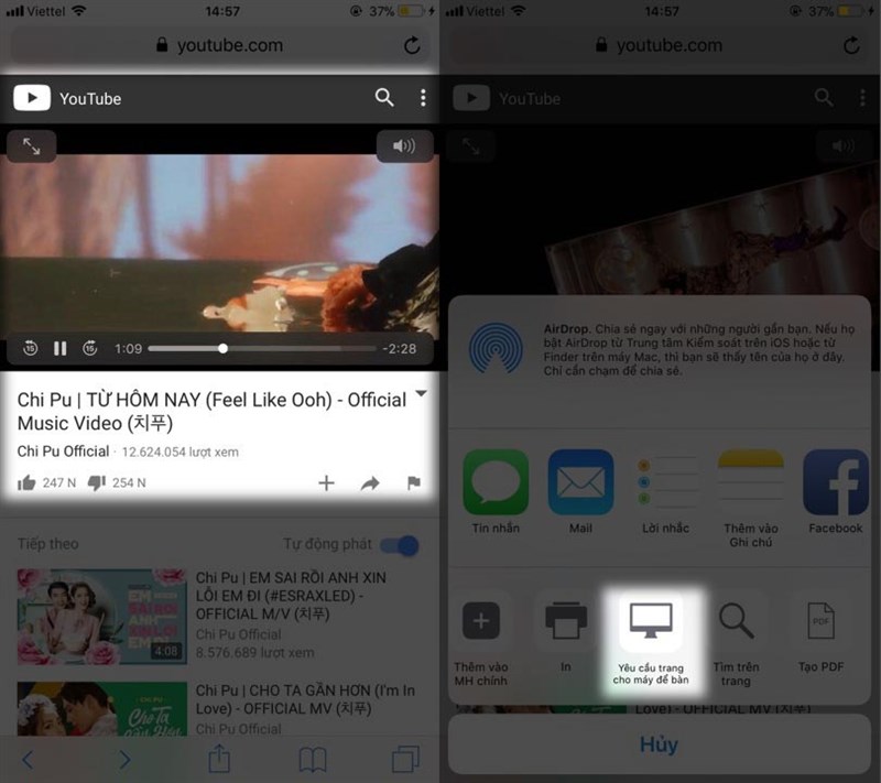 Cách phát video Youtube khi tắt màn hình iPhone iPad, bật nhạc Youtube khi iPhone iPad tắt màn hình