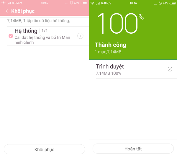 Hướng dẫn sao lưu và khôi phục dữ liệu trên điện thoại Xiaomi