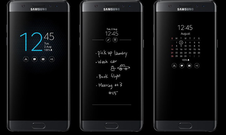 Hiện thị đồng hồ trên màn hình khóa, tính năng AOD trên điện thoại Samsung