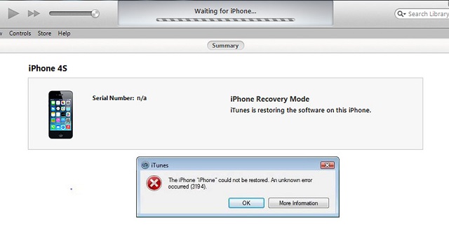Tổng hợp các lỗi khi Restore iPhone, Restore iPhone thường gặp lỗi nào?