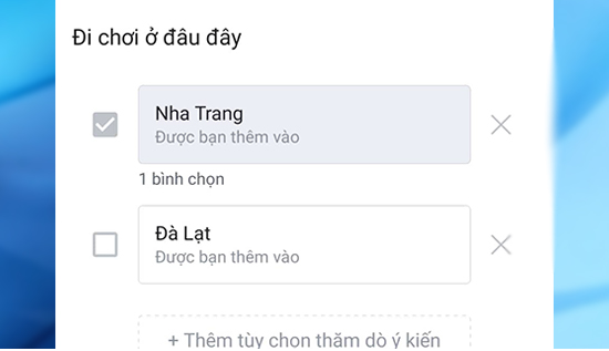 Tạo cuộc thăm dò ý kiến trên Facebook, tạo thăm dò ý kiến trên Group Facebook
