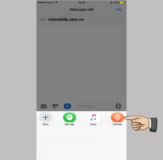 Cách gửi tin nhắn bí mật trên iMessage, tin nhắn tự hủy trên iMessage