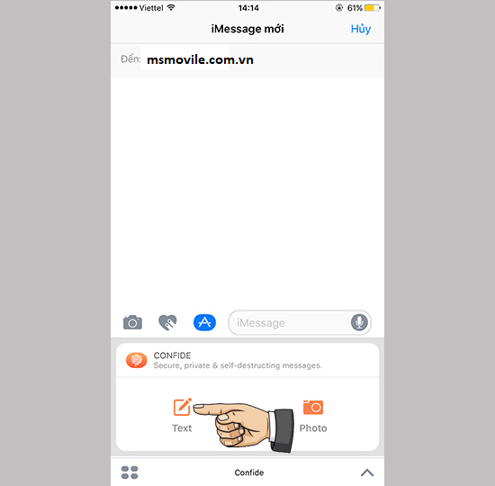 Cách gửi tin nhắn bí mật trên iMessage, tin nhắn tự hủy trên iMessage