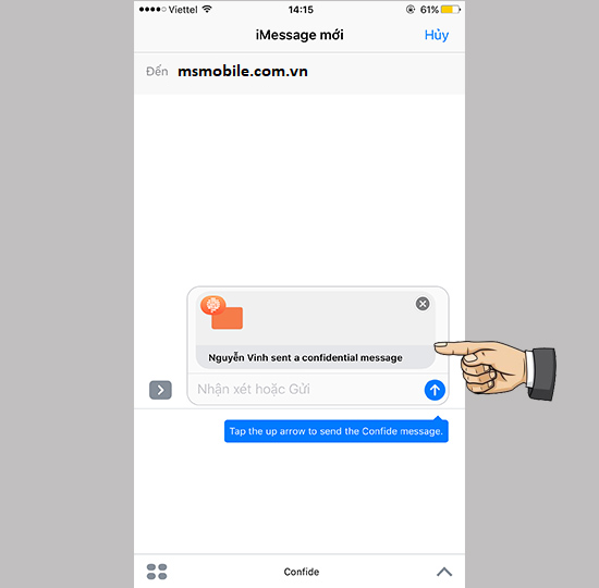 Cách gửi tin nhắn bí mật trên iMessage, tin nhắn tự hủy trên iMessage