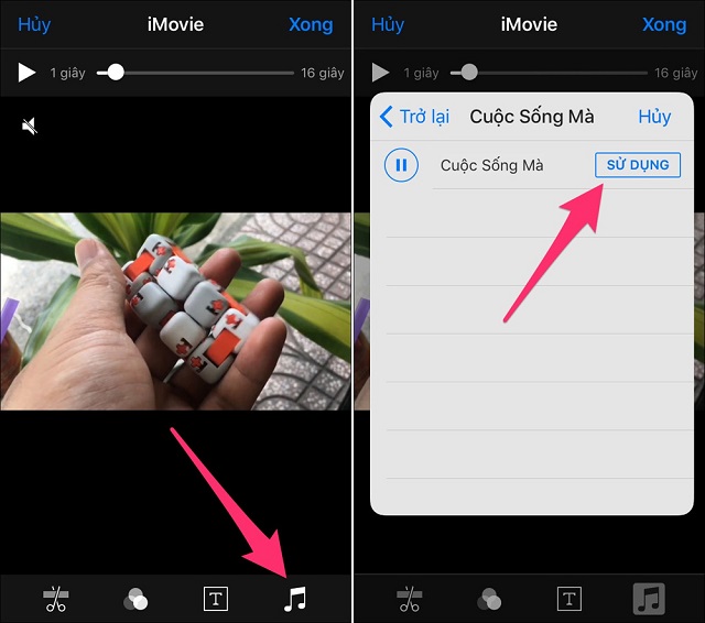 Cách chèn nhạc vào Video trên iPhone iPad, ghép nhạc vào Video trên iPhone iPad