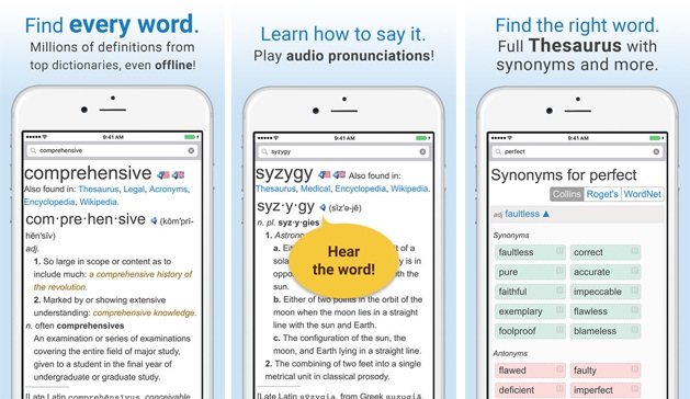 Từ điển Tiếng Anh tốt nhất trên iPhone, iPad, phần mềm Tiếng Anh tốt nhất trên iOS