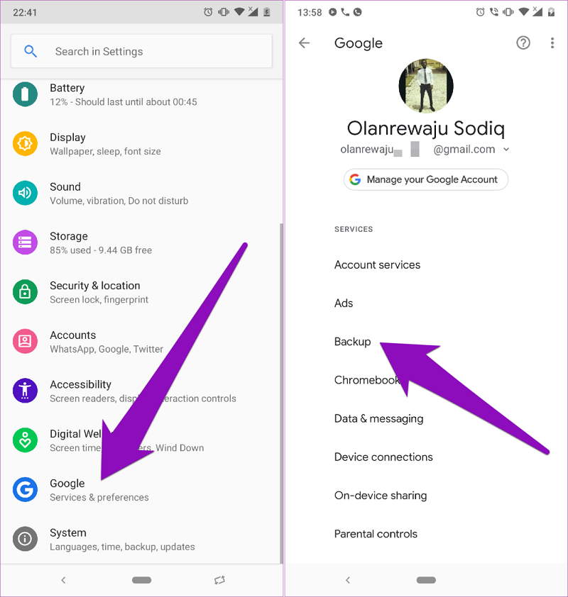 Cách để Backup và phục hồi tin nhắn điện thoại từ Google Drive (phần 1)
