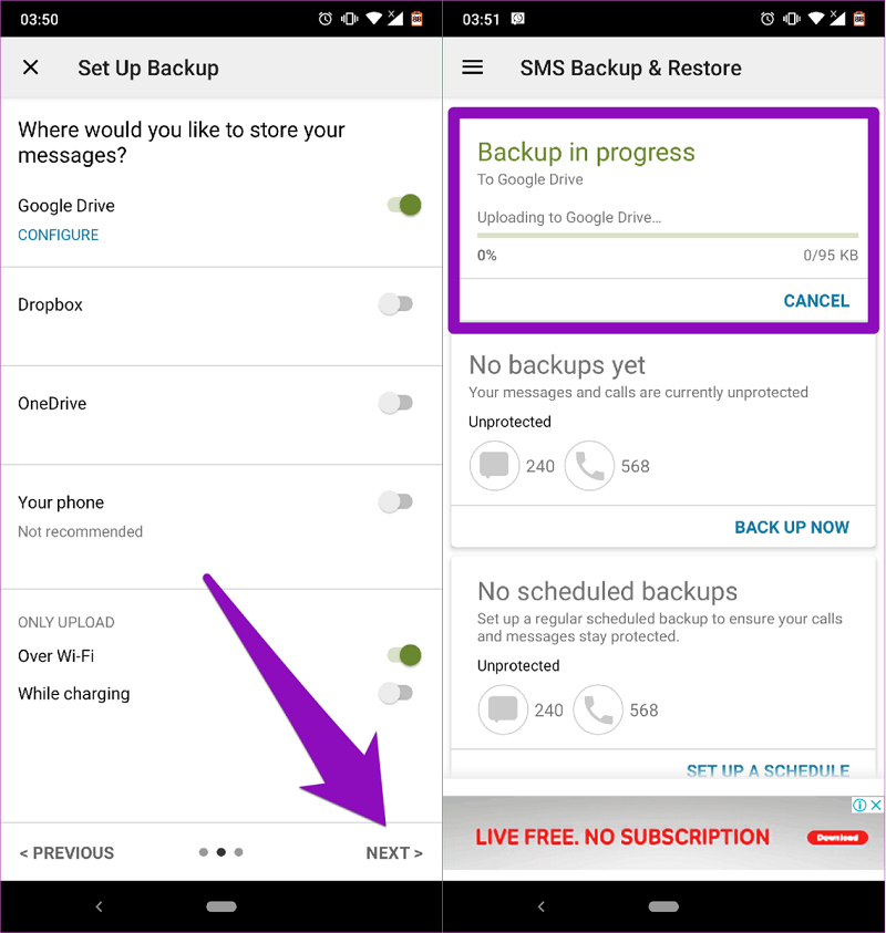 Cách để Backup và phục hồi tin nhắn điện thoại từ Google Drive (phần 2)