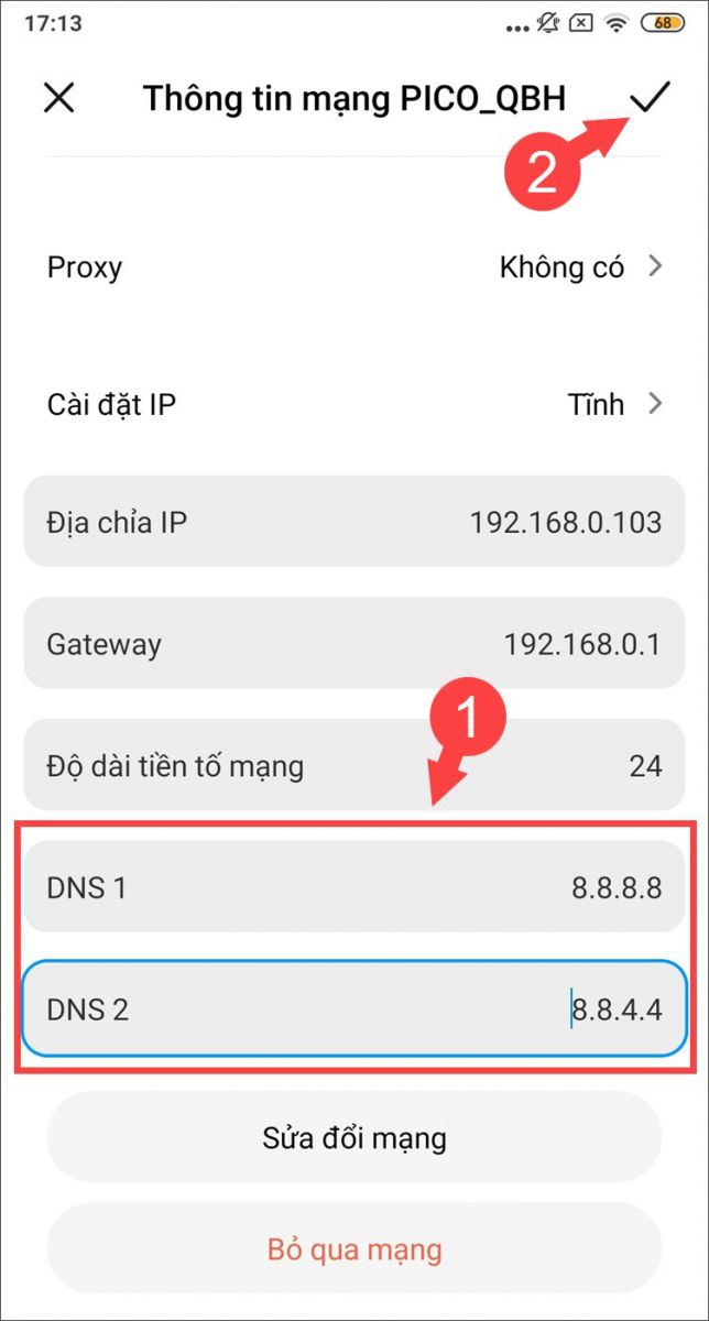 Cách đổi DNS trên điện thoại Xiaomi đơn giản, hiệu quả