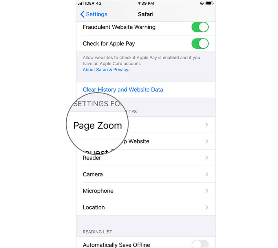 Cách tăng kích thước Font chữ Safari trên iPhone và iPad (iOS 13)