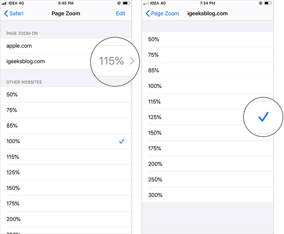 Cách tăng kích thước Font chữ Safari trên iPhone và iPad (iOS 13)