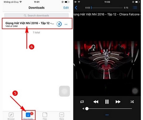 Mẹo tải video trên Zing TV cho iPhone iPad