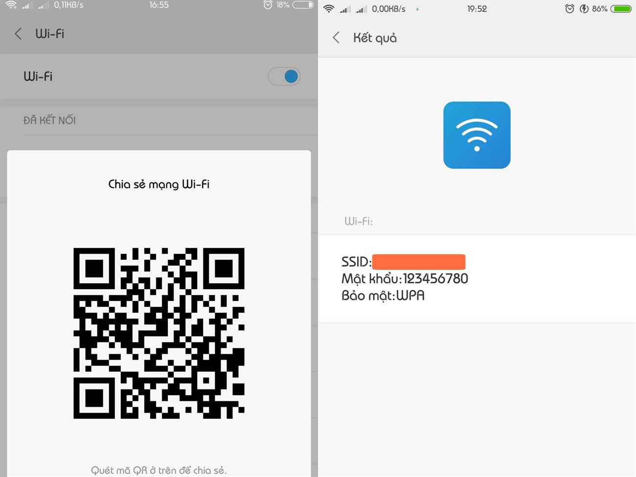 Thủ thuật kết nối và chia sẻ Wifi bằng mã QR trên Smartphone
