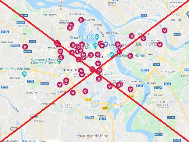 Google nói gì về "bản đồ dịch Covid-19" tại Việt Nam?