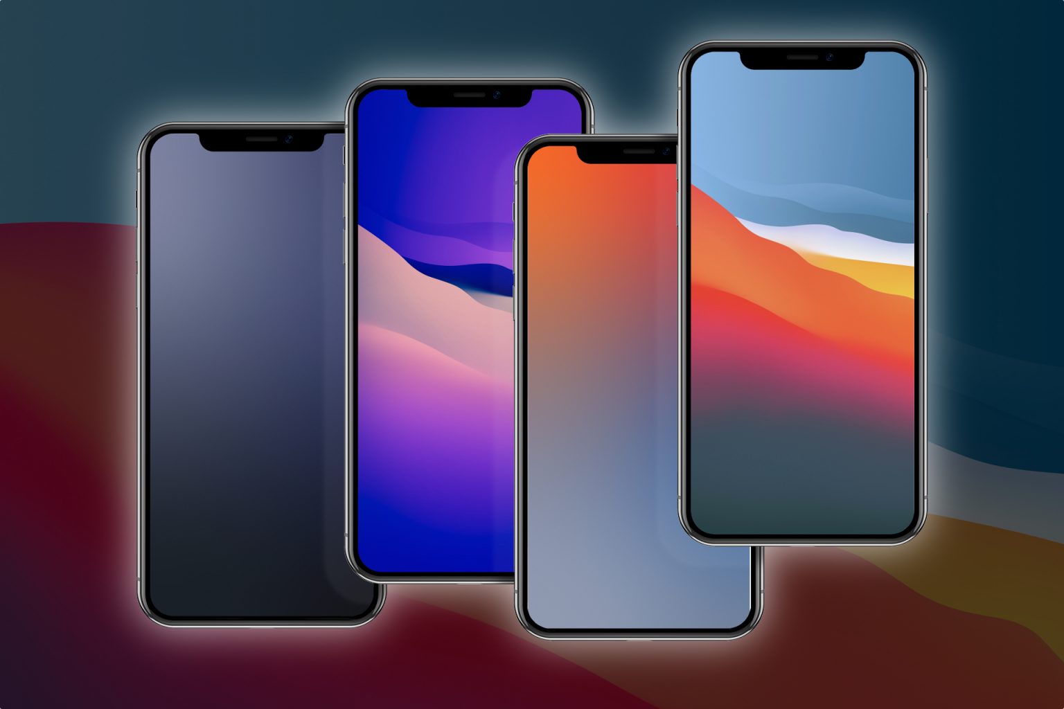 Bộ hình nền iOS 14 và Big Sur dành cho iPhone