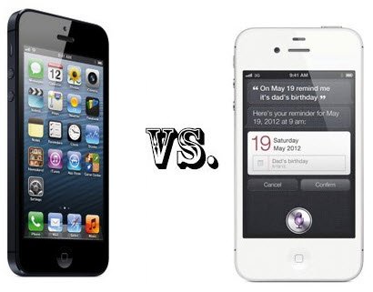 So sánh iPhone 4S và iPhone 5