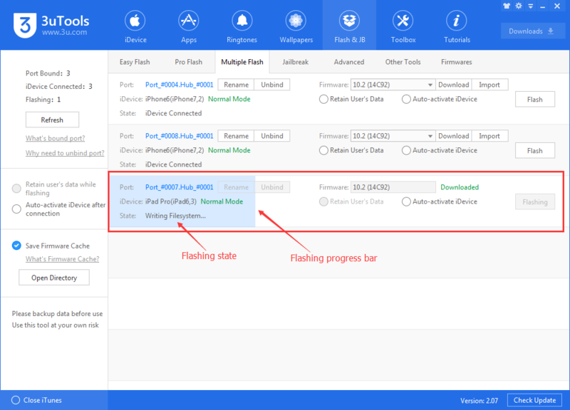 Hướng dẫn Flash nhiều thiết bị iOS bằng 3uTools