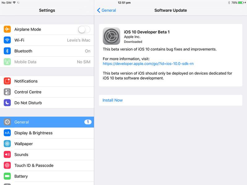 Cách nâng cấp iOS cho iPad mini 2 cũ