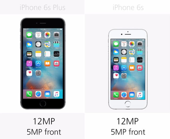 So sánh thông số kỹ thuật iPhone 6s Plus, iPhone 6s, iPhone 6 Plus, iPhone 6 và iPhone SE (Phần 2)