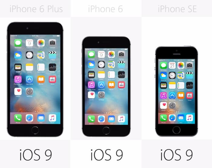 So sánh thông số kỹ thuật iPhone 6s Plus, iPhone 6s, iPhone 6 Plus, iPhone 6 và iPhone SE (Phần 2)