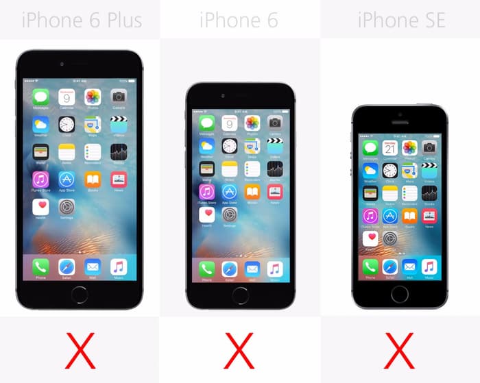 So sánh thông số kỹ thuật iPhone 6s Plus, iPhone 6s, iPhone 6 Plus, iPhone 6 và iPhone SE (Phần 2)