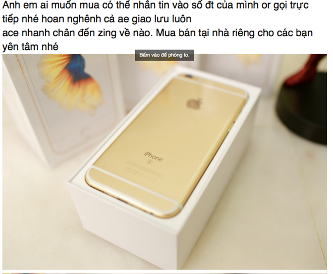 iPhone 6S lock ồ ạt về Việt Nam