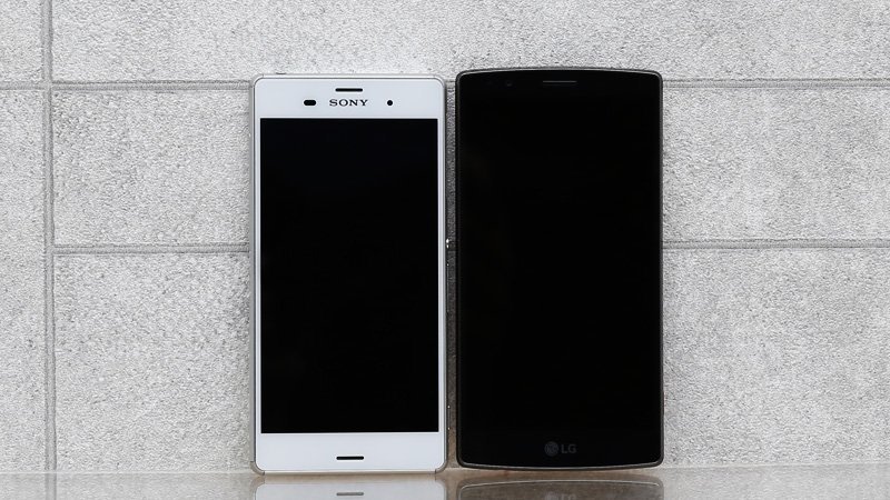 So sánh Sony Xperia Z3 và LG G4: Về thiết kế