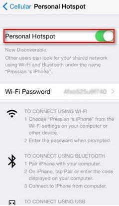 Hướng dẫn phát Wifi - chia sẻ kết nối internet từ iPhone 6 Lock
