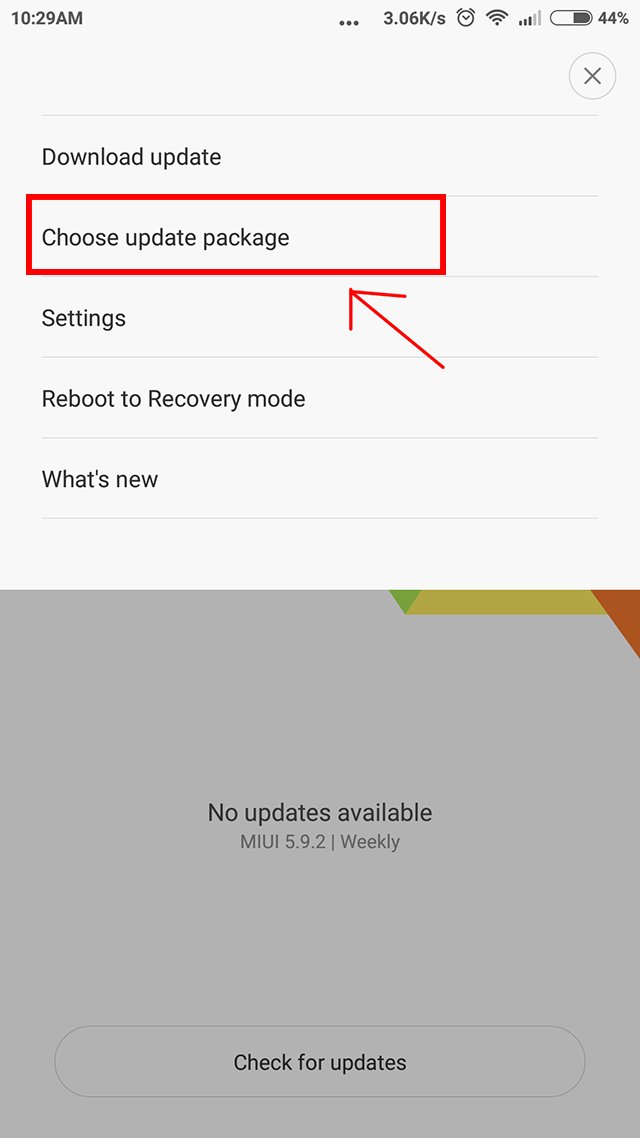 Hướng dẫn up ROM MIUI7 Tiếng Việt có CH Play cho Xiaomi Redmi Note 2