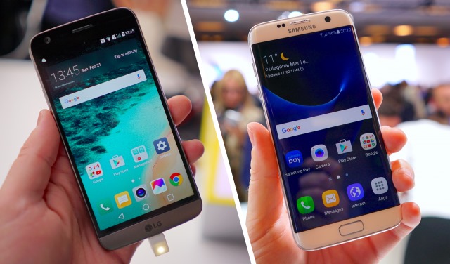 So sánh Samsung Galaxy S7 với LG G5