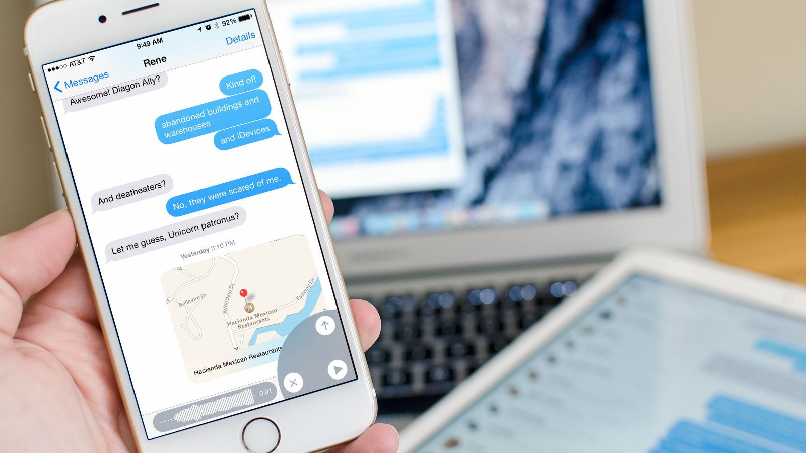 Bật mí một số thao tác tăng tốc độ chat iMessage trên iPhone 6 Plus cũ (Phần 1)