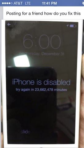 Hướng dẫn mở khóa, phá khóa iPhone khi quên mật khẩu