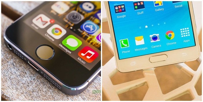 So sánh và đánh giá iPhone 5s vs Samsung Galaxy Note 4: Ai nặng hơn ai?