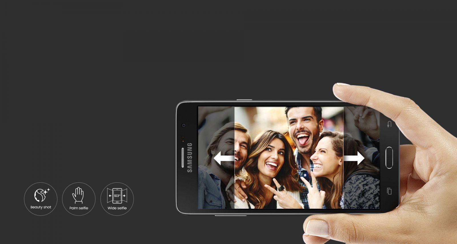 Tính năng chụp ảnh trên Samsung Galaxy On5