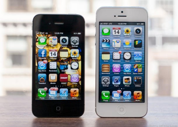 So sánh iPhone 4S và iPhone 5-1