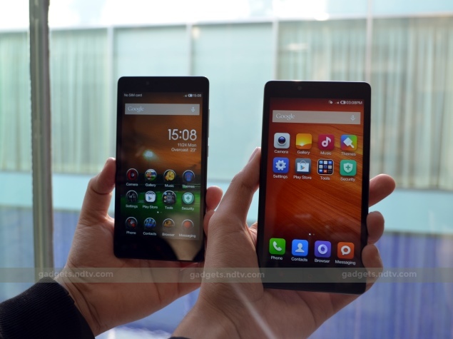 So sánh điện thoại Xiaomi Redmi Note 2 và Xiaomi Mi3