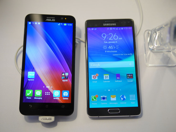 So sánh Zenfone 2 vs Samsung Galaxy Note 4: Sự đối đầu của 2 Phablet